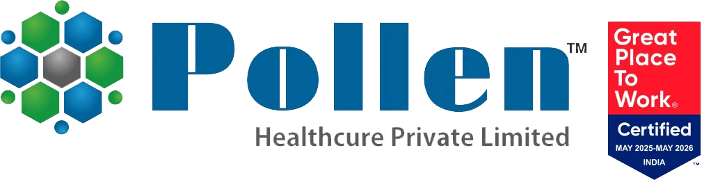 Pollen Healthcure hexagon logo